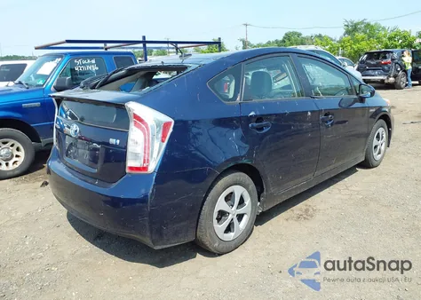 2012 Toyota Prius Four из США, поврежденный, VIN JTDKN3DU3C1609459